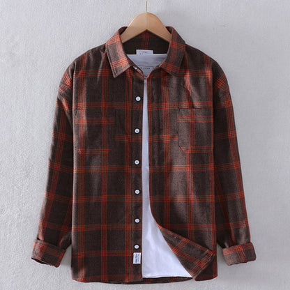 Cozy Plaid Flannel Shirt for Men