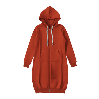 Comfy Oversized Zip Up Hoodie for Daily Wear
