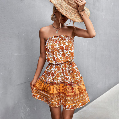 Sleeveless Floral Sundress for Women - Nocini