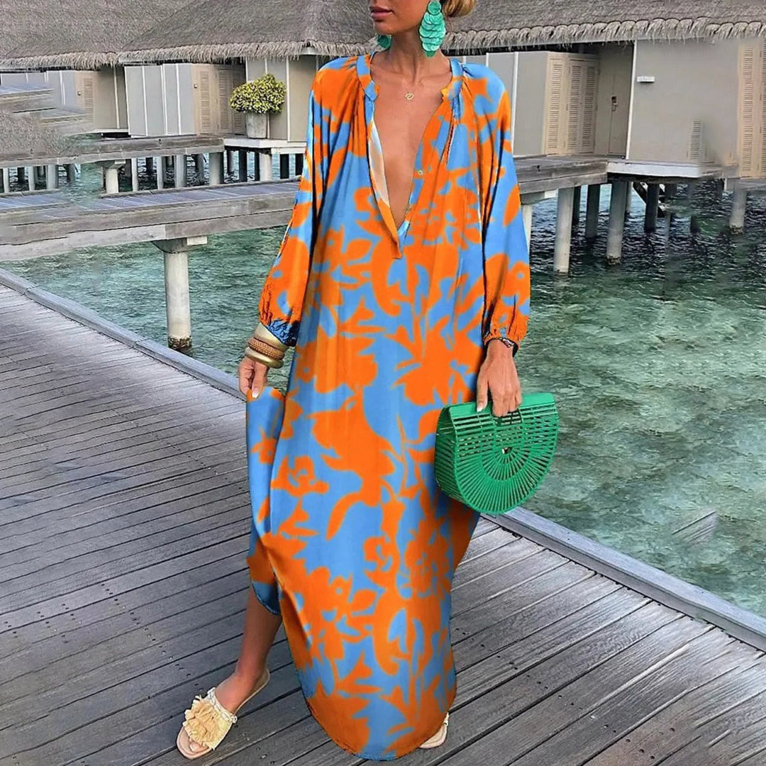 Relaxed Fit Women's Beach Maxi Dress
