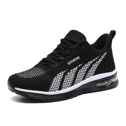 Women's Airy Mesh Sneakers with Cushioned Non-Slip Soles