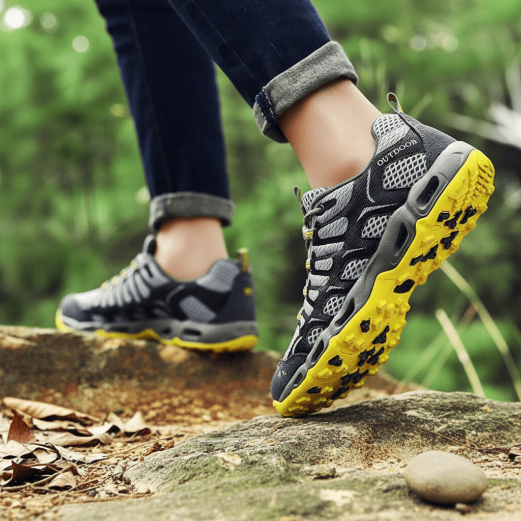 Comfortable Supportive Unisex Walking Shoes - Pexav
