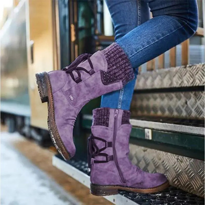 Cozy Women's Ankle Boots with Arch Support