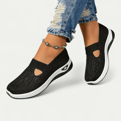 Easy Fit Womens Slip On Shoes - Lightweight & Airy - Nocini