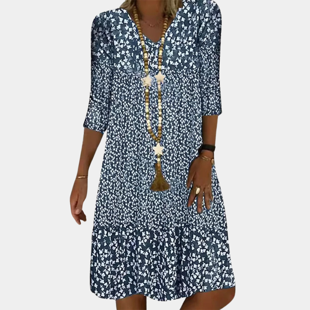 Casual Knee Length Sundress for Ladies - Olytrend