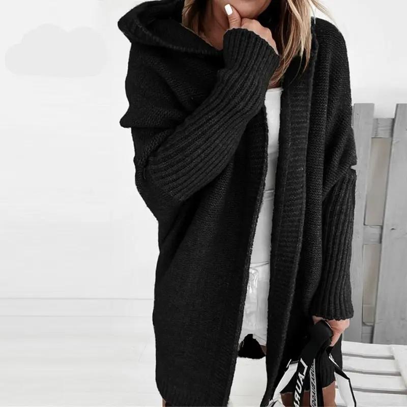 Large Hooded Cardigan for Women - Soft Relaxed Fit