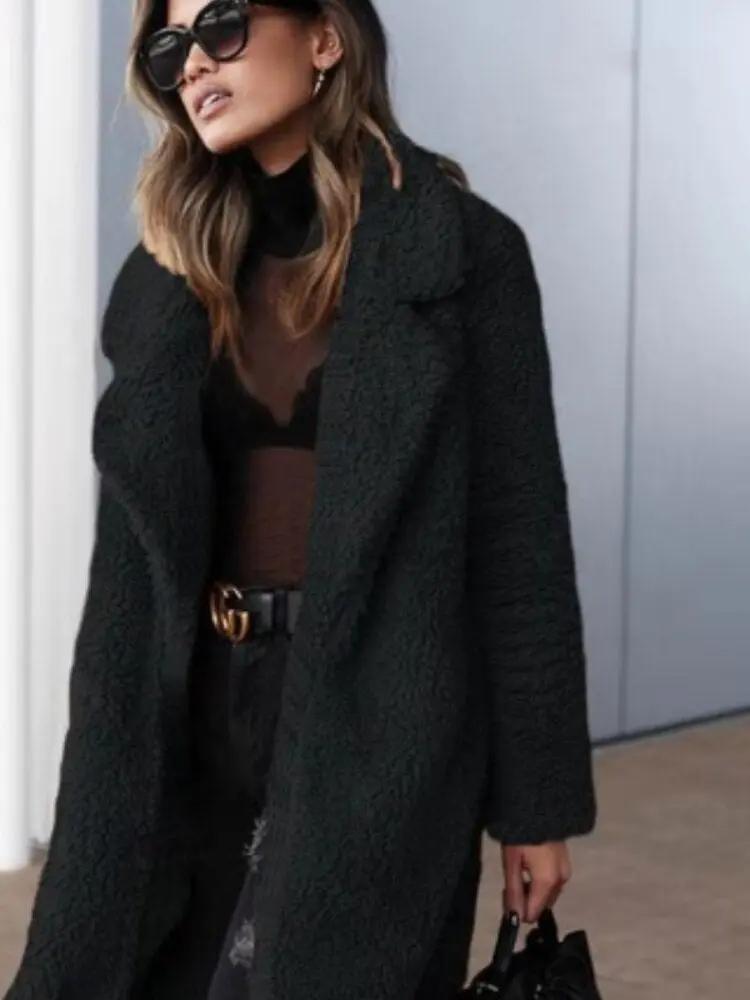 Oversized Teddy Coat for Women – Cozy & Stylish Warmth-Caliboot