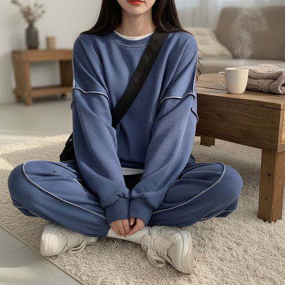 Relaxed Fit Lounge Pantsuit - Pexav