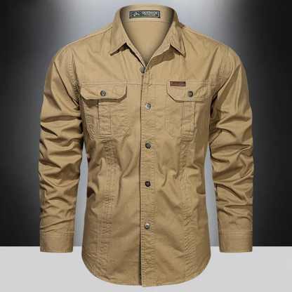 Comfortable Men's Outdoor Long Sleeve Shirt