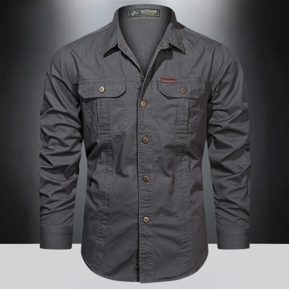 Comfortable Men's Outdoor Long Sleeve Shirt