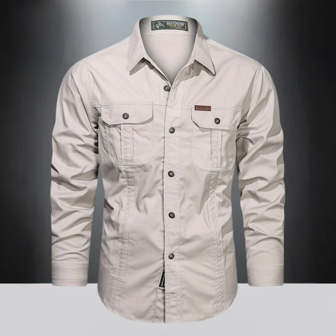 Comfortable Men's Outdoor Long Sleeve Shirt - Olytrend
