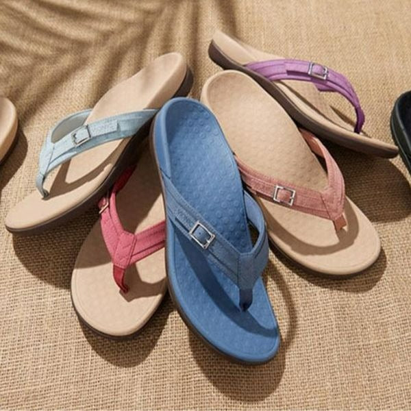 Comfortable Arch Support Women's Flip Flops - Olytrend