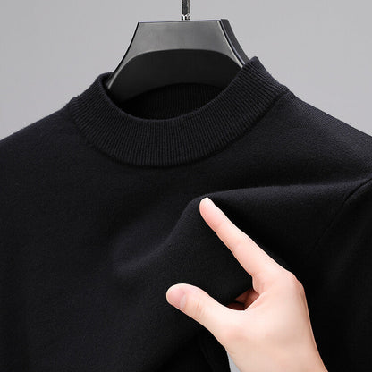 Men's Simple Crew Neck Knit Sweater