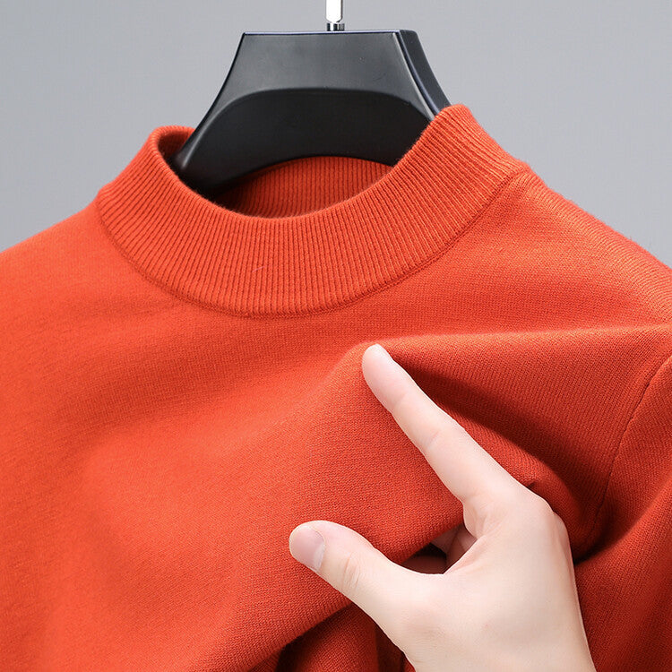 Men's Simple Crew Neck Knit Sweater