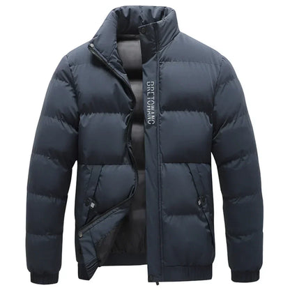 Casual Men's Collared Coat - Nocini