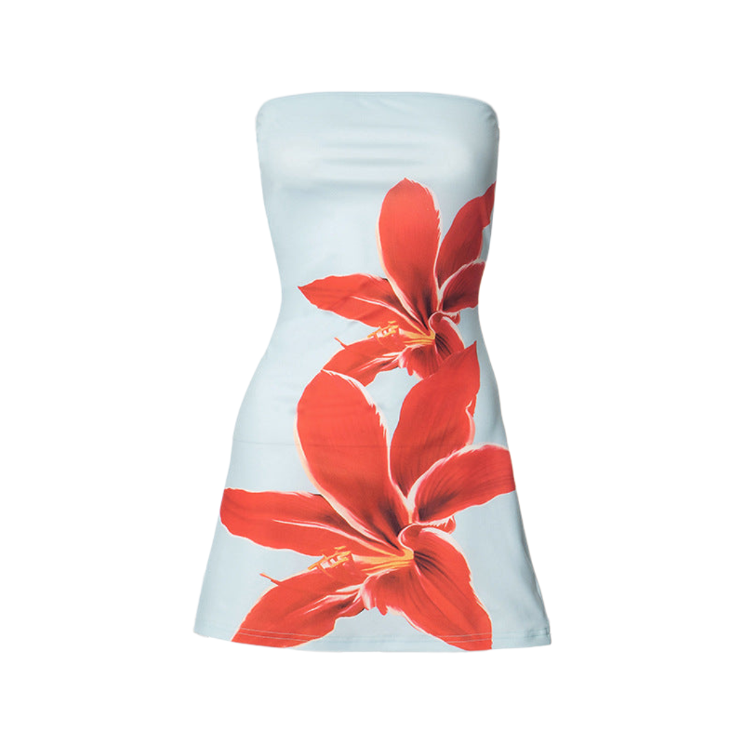 Sexy Strapless Bodycon Mini Dress for Women