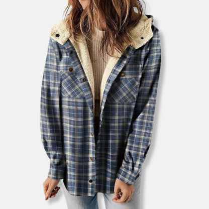 Casual Hooded Flannel Jacket