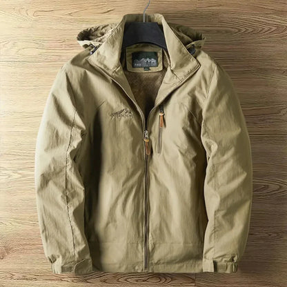 Waterproof Men's Hooded Outdoor Windbreaker Jacket