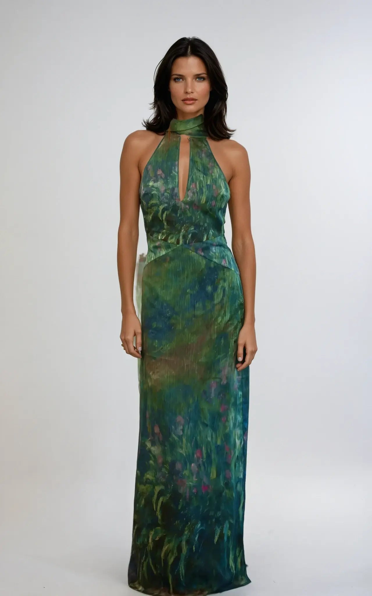 Beautiful Long Sleeve Women's Dress - Nocini