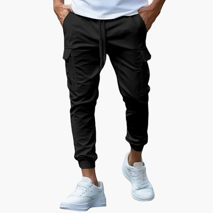 Comfortable Men's Jogger Pants with Elastic Waistband