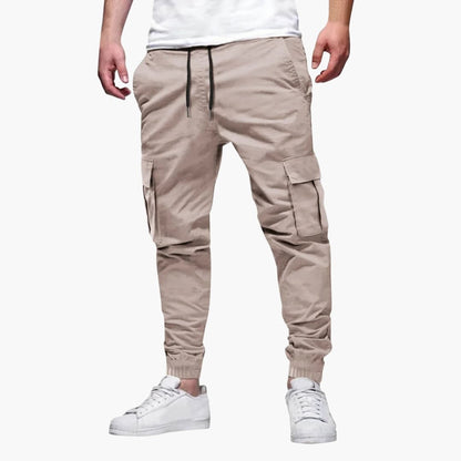 Comfortable Men's Jogger Pants with Elastic Waistband