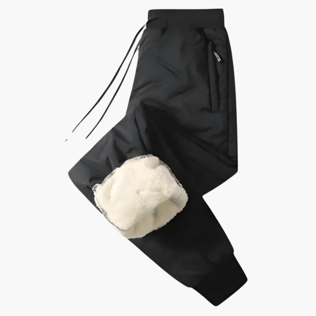 Comfortable Fit Jogger Pants with Elastic Hem - Olytrend