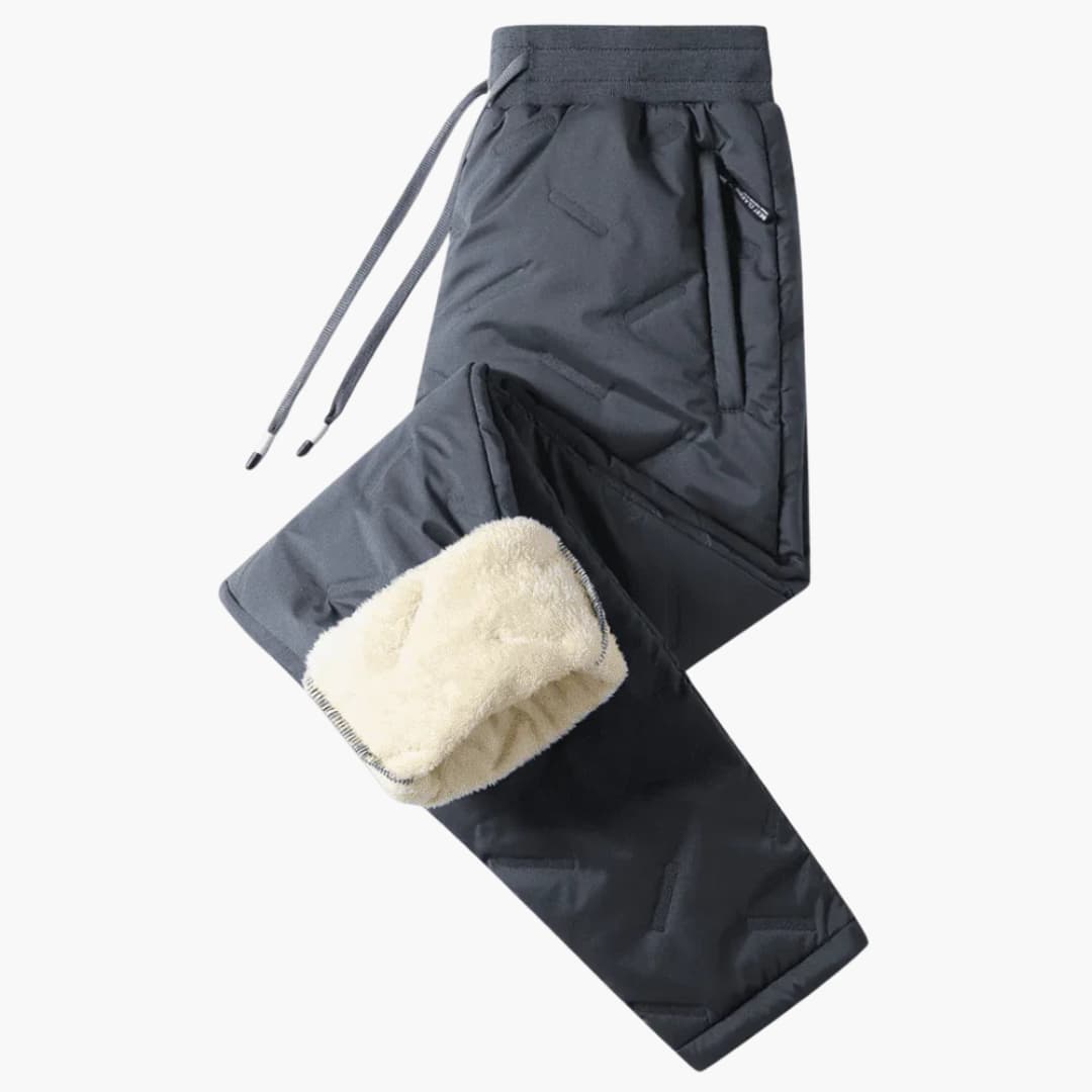 Comfortable Fit Jogger Pants with Elastic Hem