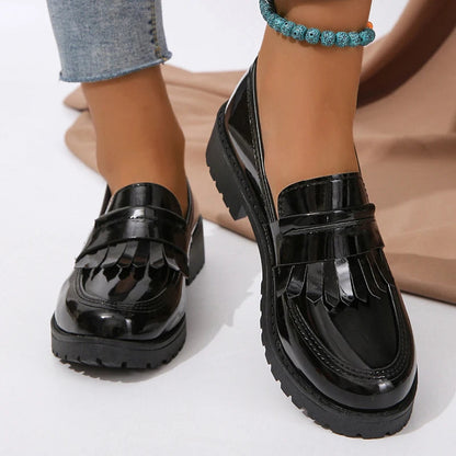 Luxurious Slip On Leather Shoes for Women - Nocini
