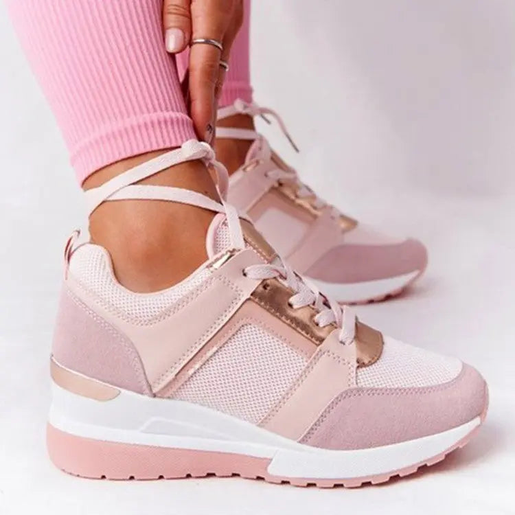Ladies' Comfortable Wedge Sneakers