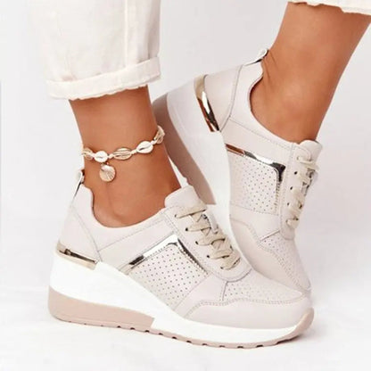 Ladies' Comfortable Wedge Sneakers