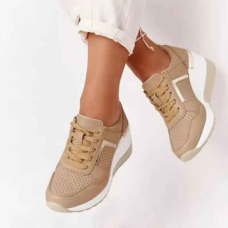 Ladies' Comfortable Wedge Sneakers