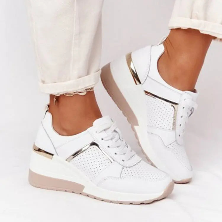 Ladies' Comfortable Wedge Sneakers - Nocini