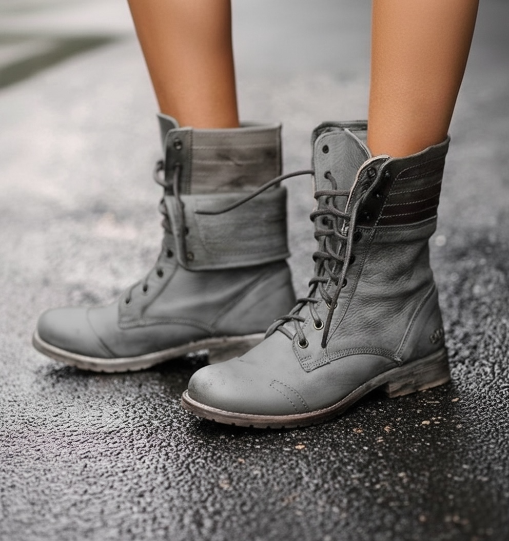 Elegant Ladies Ankle Lace Boots