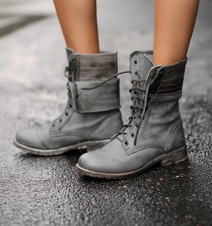 Elegant Ladies Ankle Lace Boots