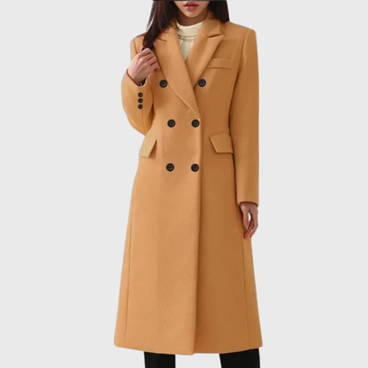 Cozy Fitted Wool Winter Coat - Olytrend
