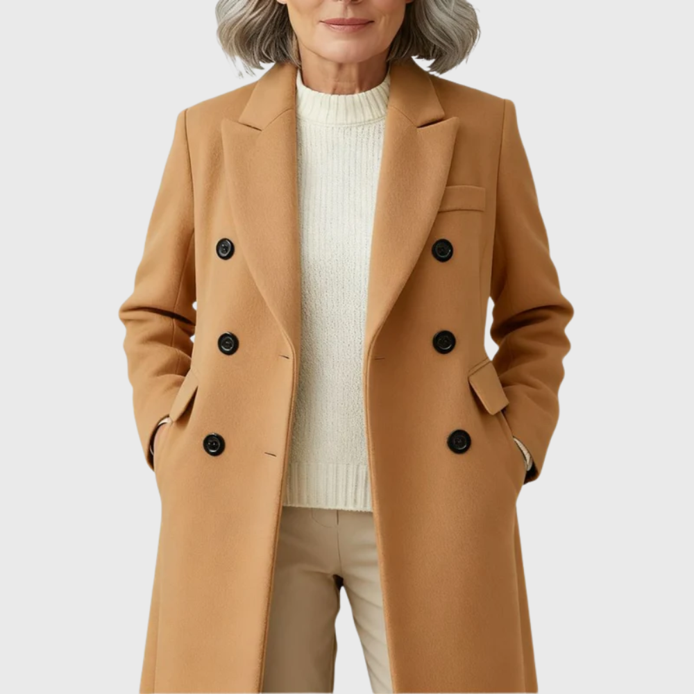 Cozy Fitted Wool Winter Coat