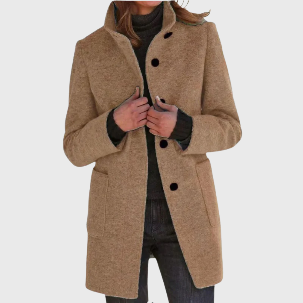Slimming Women's Long Coat - Olytrend