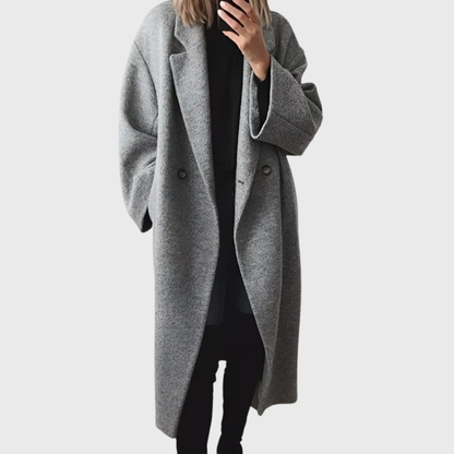 Warm Women's Long Winter Coat - Olytrend