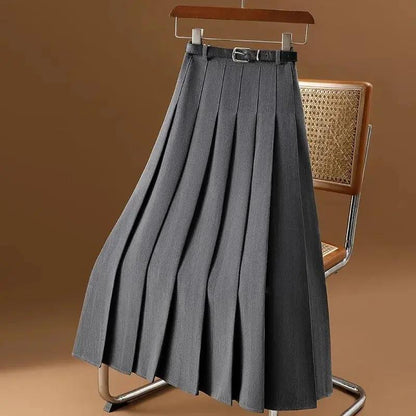 Flared Dark Waist Midi Skirt for Women - Nocini