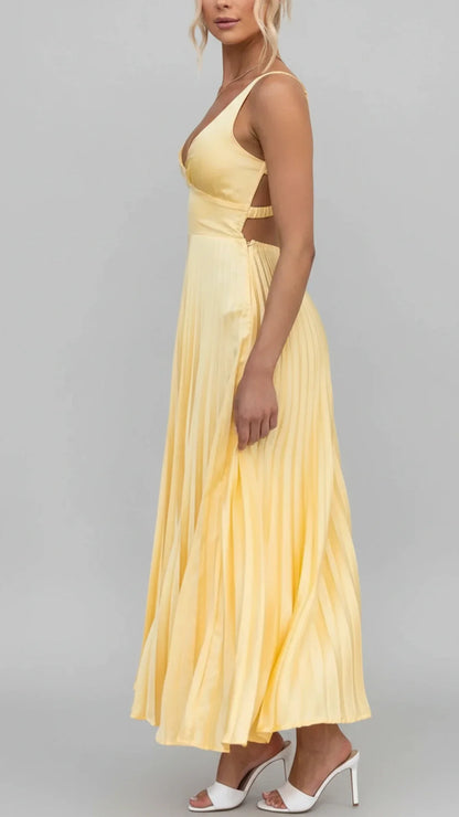 Flowy Ruffled Long Maxi Dress for Ladies