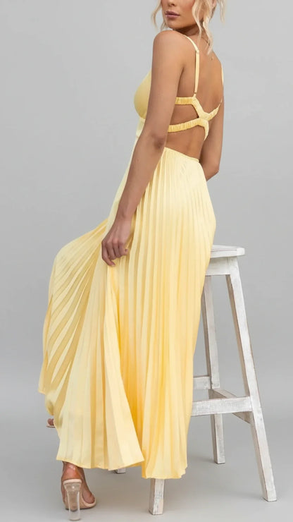 Flowy Ruffled Long Maxi Dress for Ladies