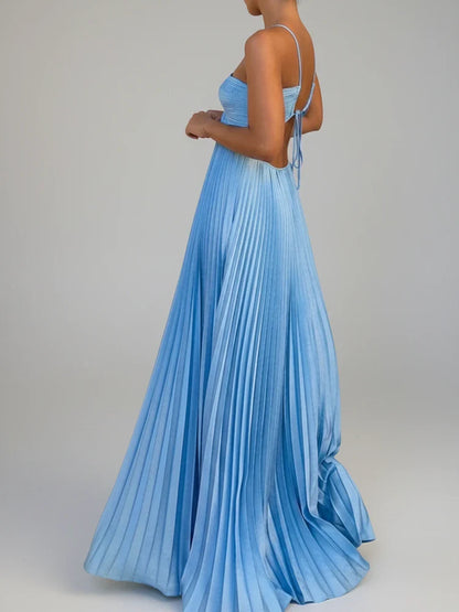 Flowy Long Sleeve Maxi Dress for Ladies