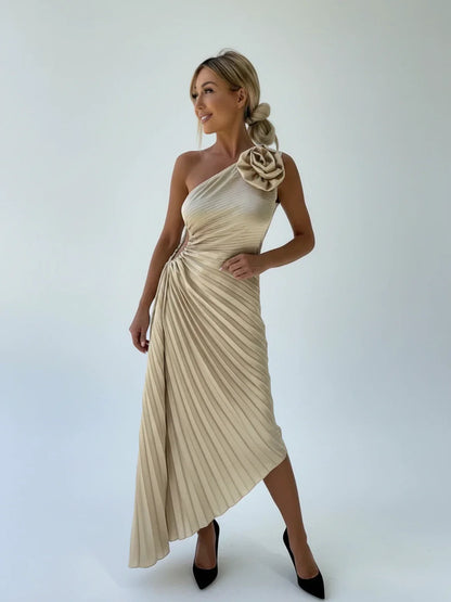 Flared Knee Length Lady Dress