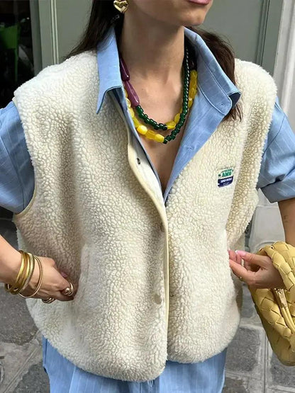 Soft Fleece Vest for Women - Warm Easy Layering