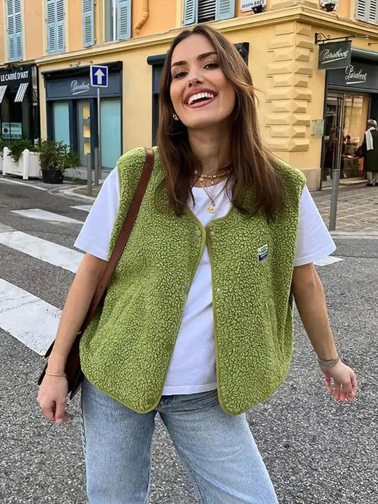 Soft Fleece Jacket for Women - Warm Layered Vest - Nocini