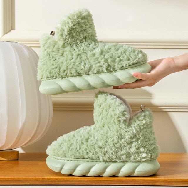 Soft Warm Slippers for Women – Fuzzy Grip Soles