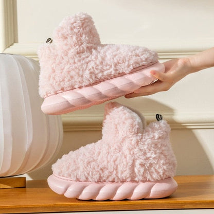 Soft Warm Slippers for Women – Fuzzy Grip Soles