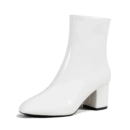Women's Sharp Toe Low Heel Ankle Boots
