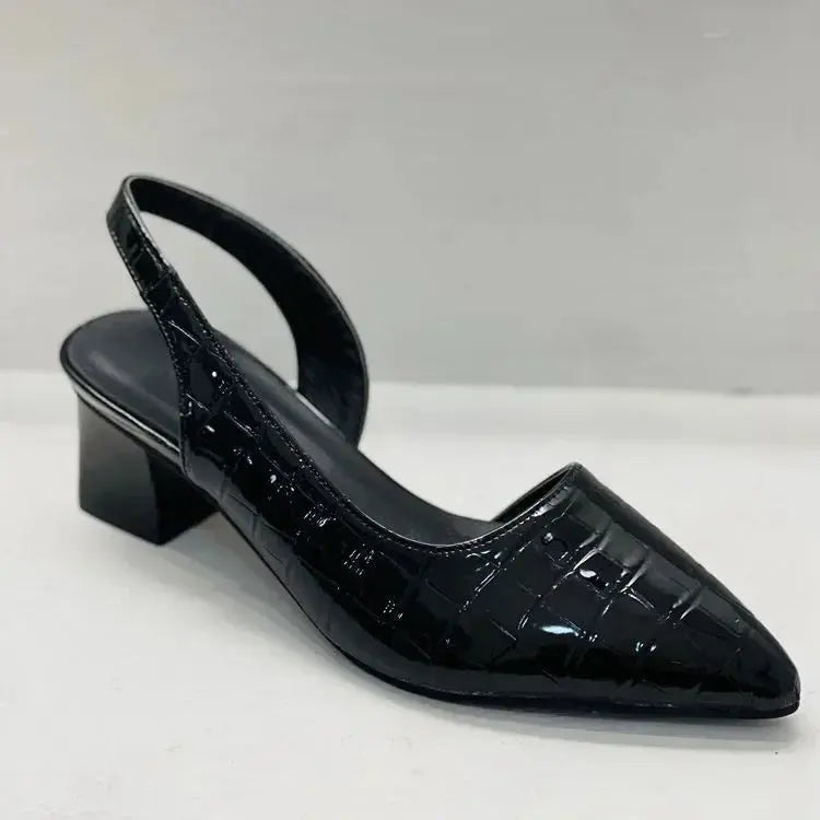 Elegant High Heel Black Pumps for Women