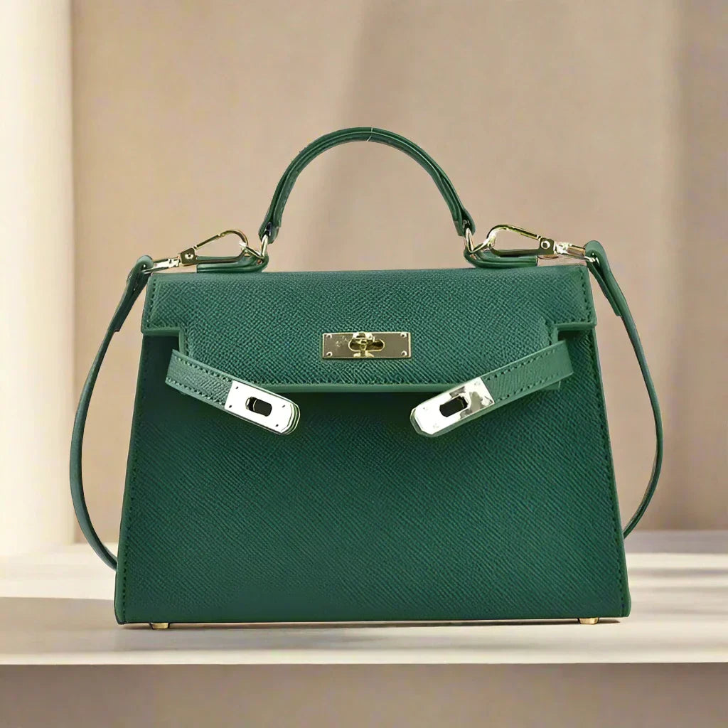 Luxury Leather Tote Bag with Shoulder Strap
